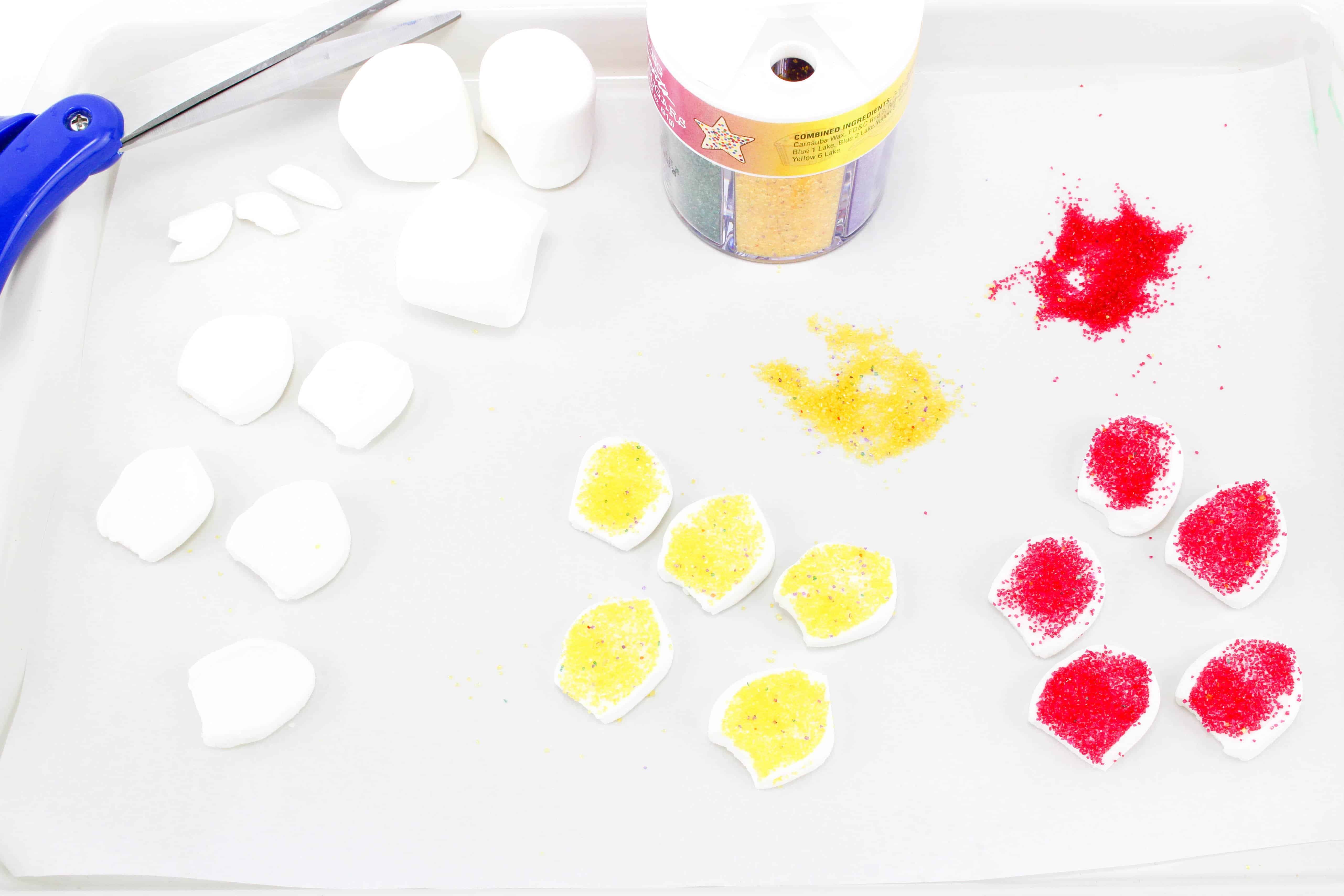 edible flower cupcakes