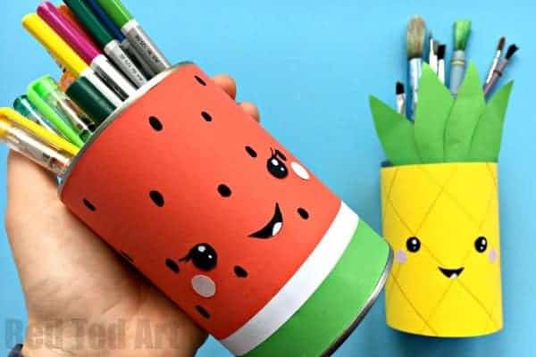 Watermelon Craft Pencil Holder.