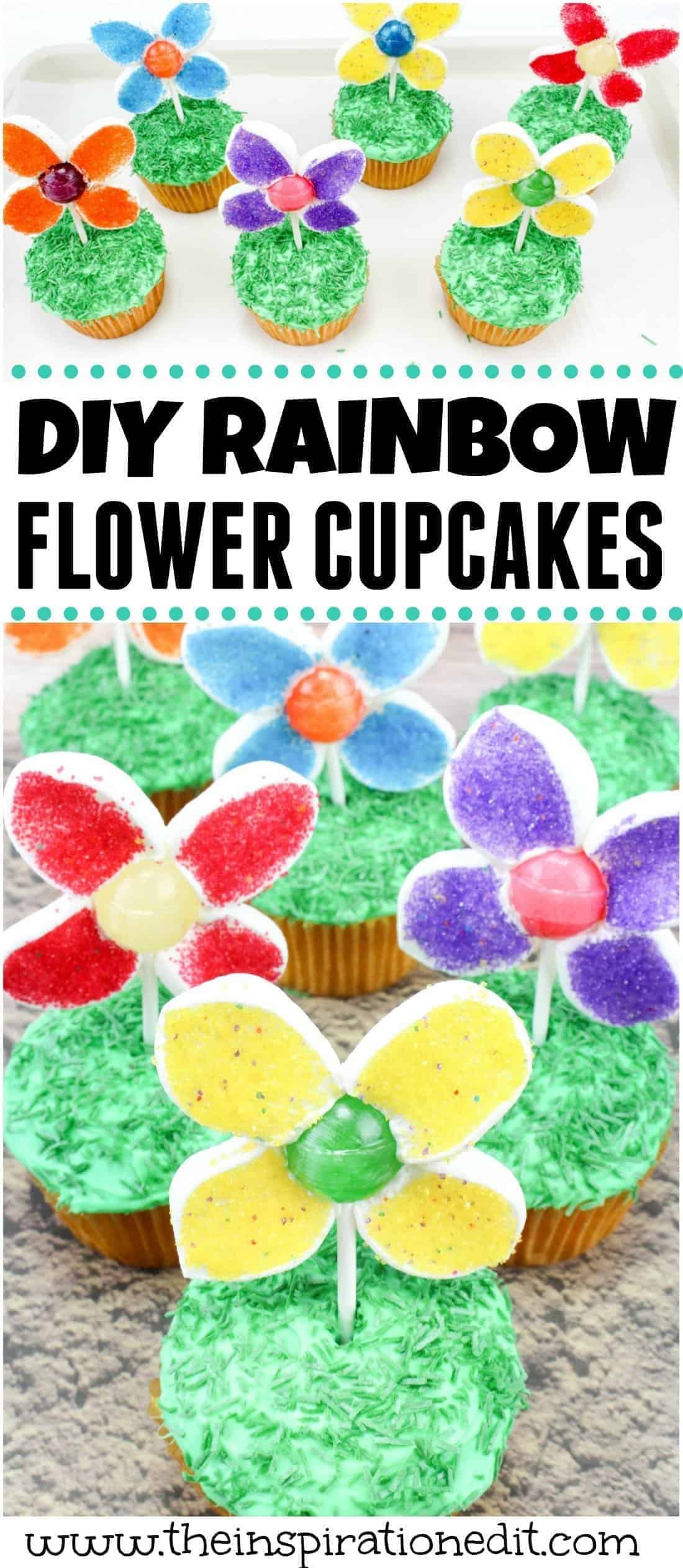 flower cupcakes