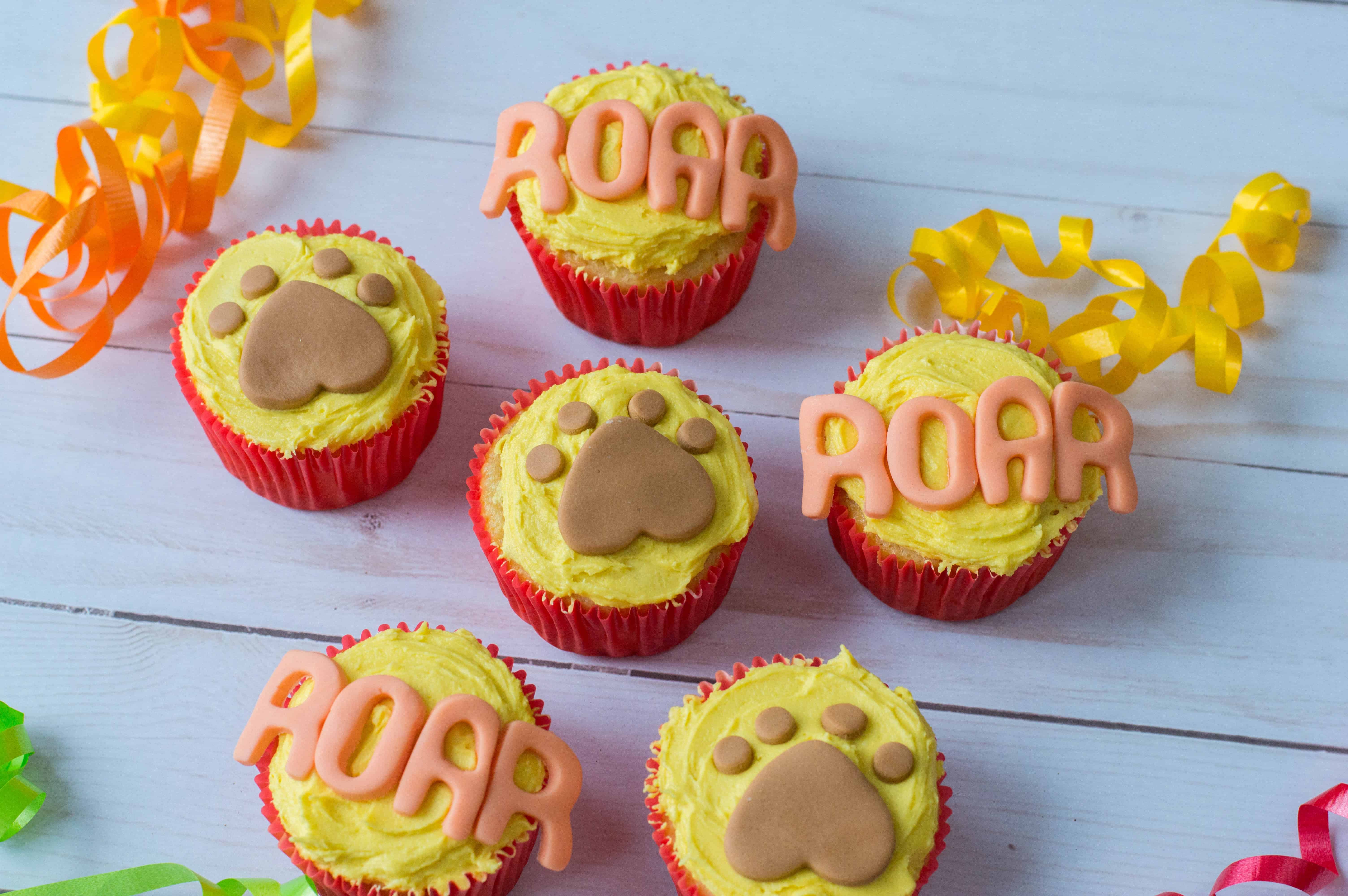 Lion King Inspired Cupcakes.