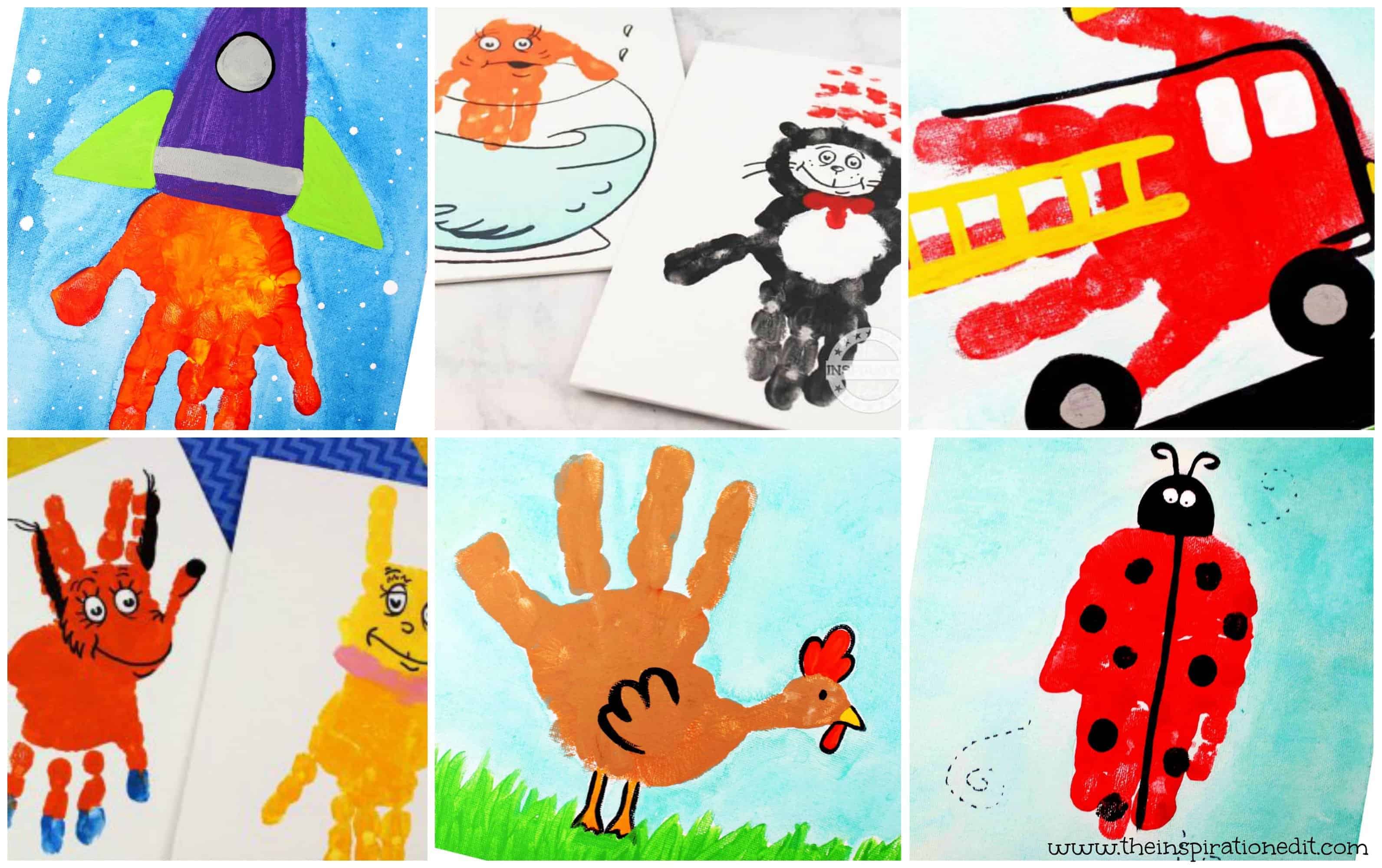 Handprint Art for Kids.