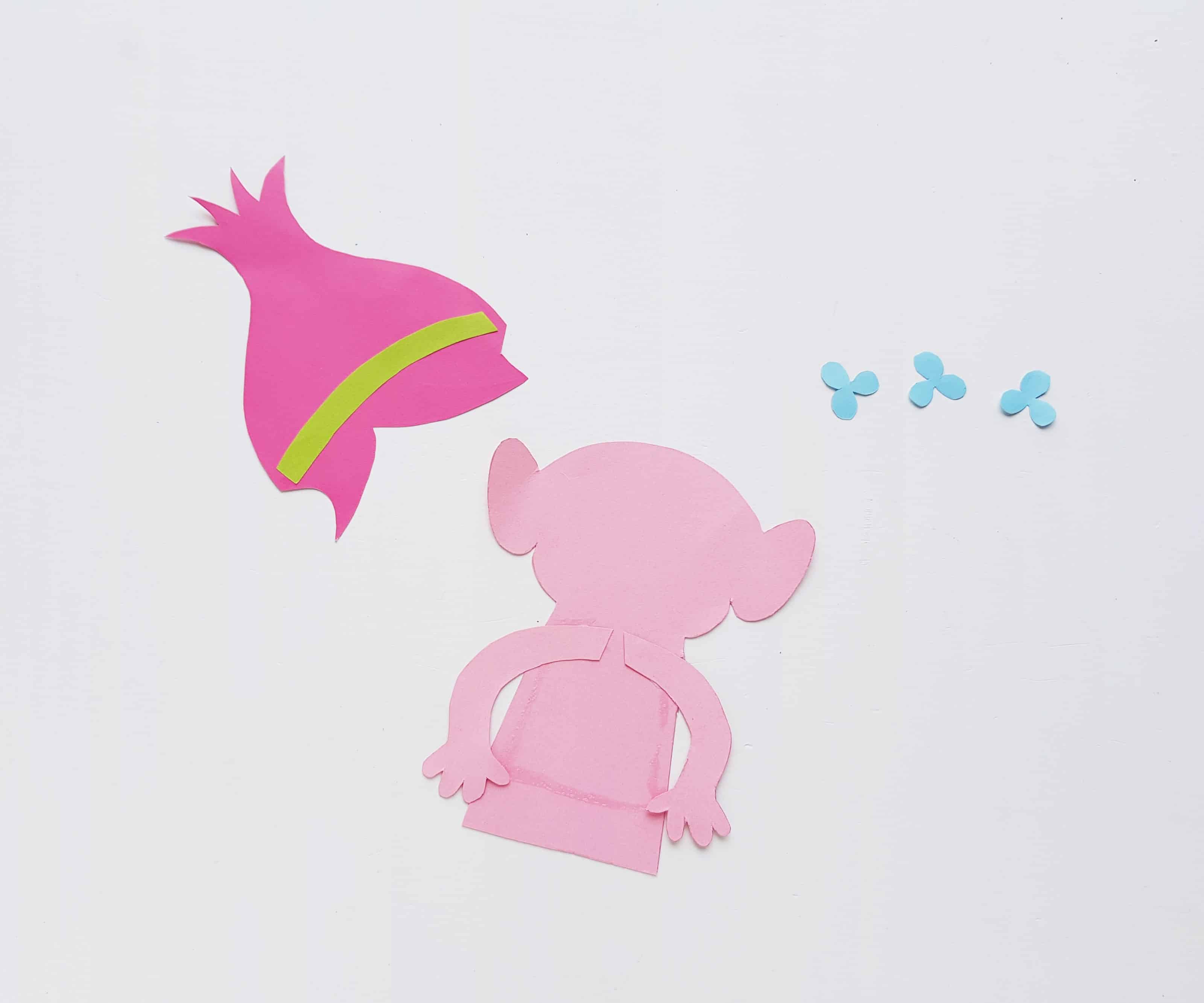 How To Make Poppy Troll Corner Bookmark.