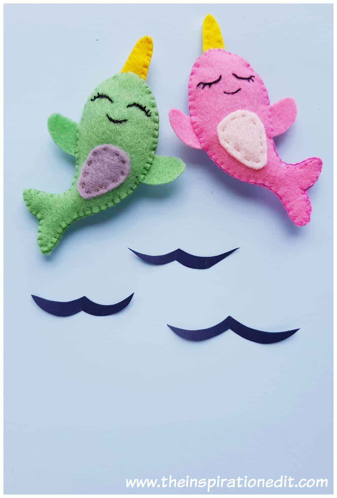 Baby Narwhal Free Sewing Pattern.