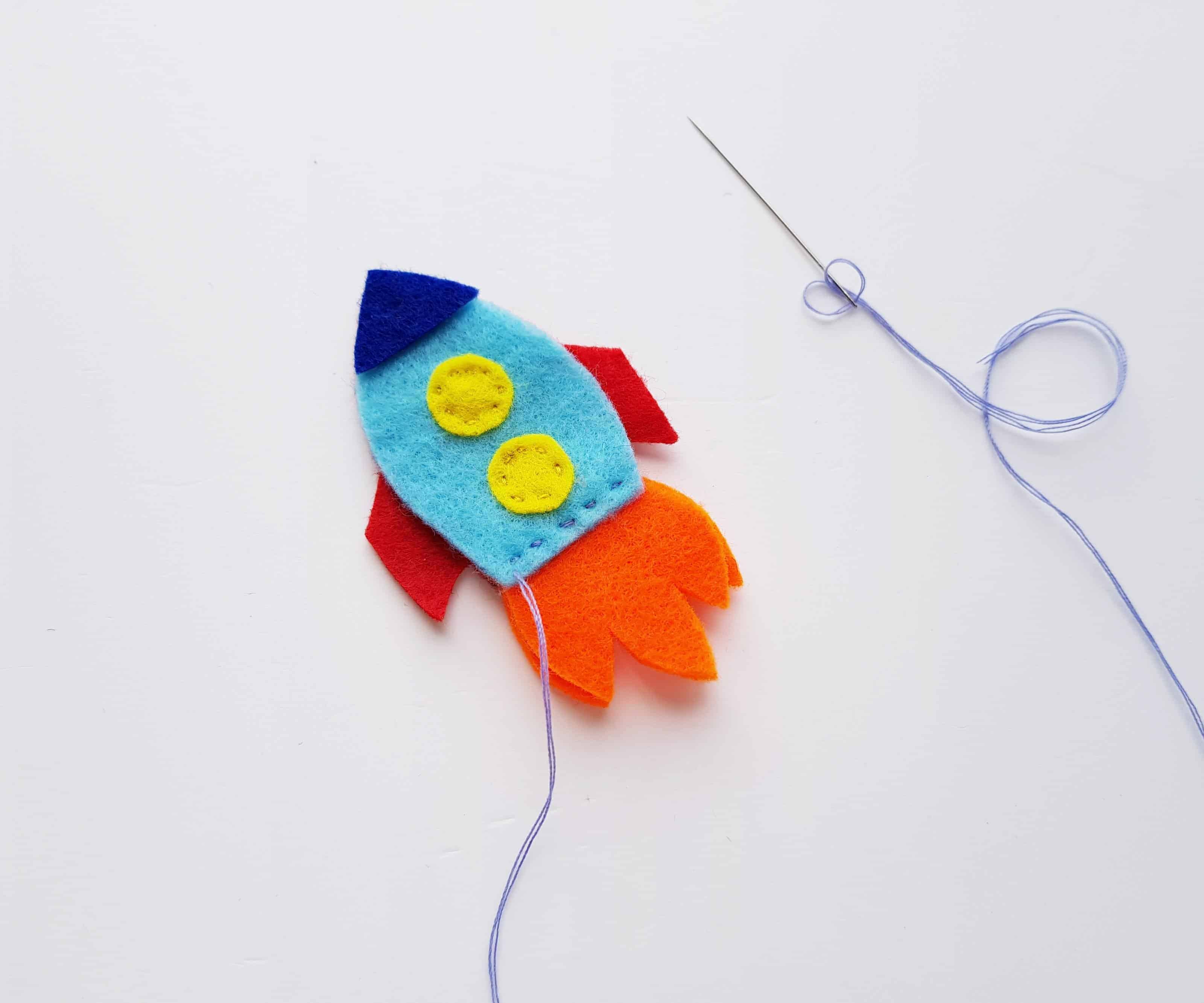 Space Rocket Pencil Toppers.