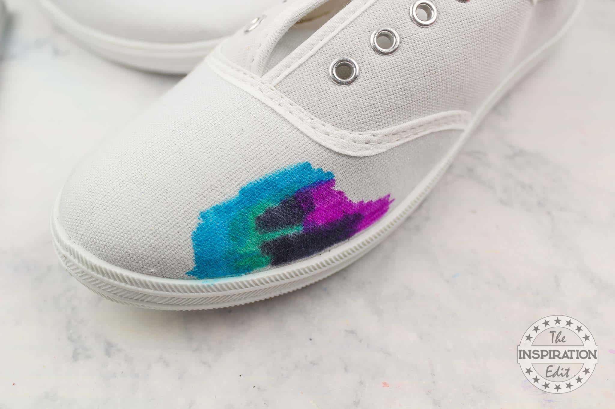 How to Tie Dye Shoes.