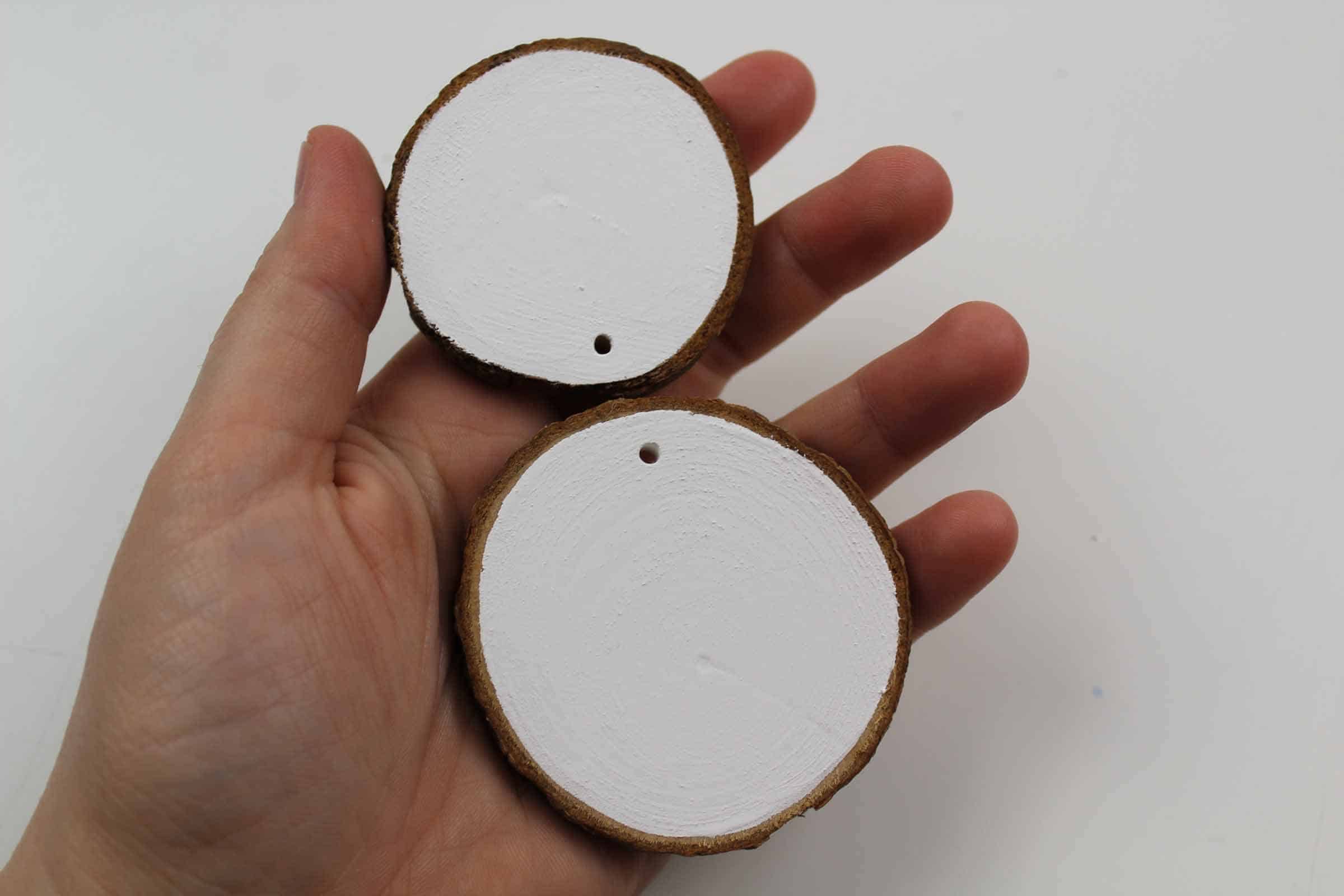 Making a Wooden Snowman.