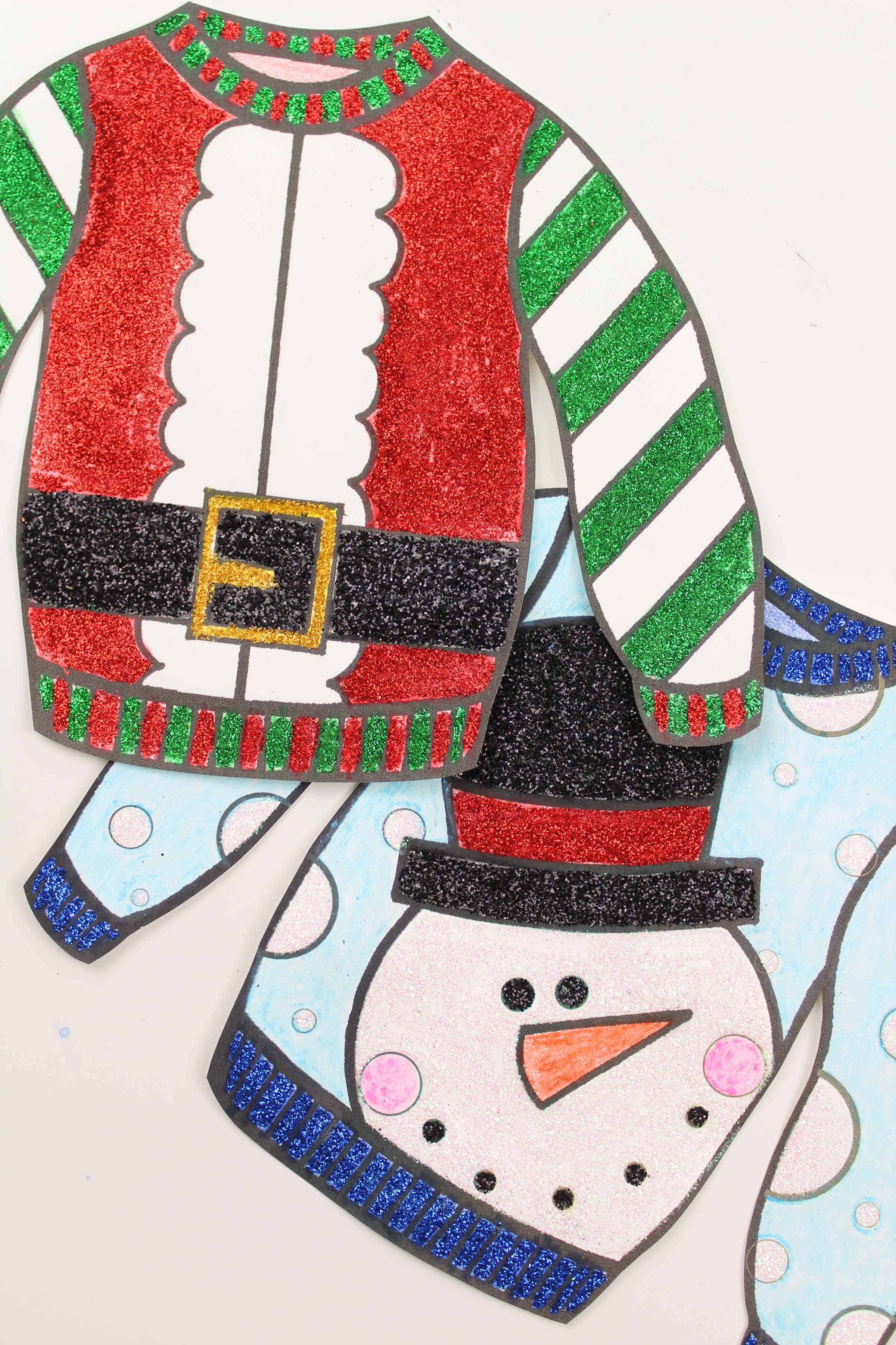 Decorations for Christmas Jumpers.