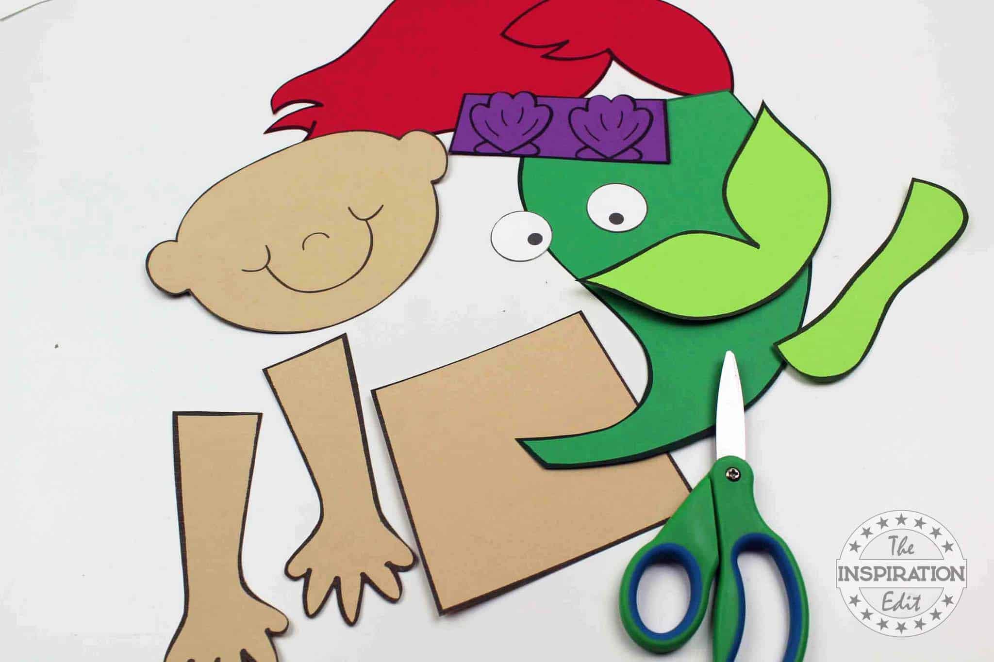 Mermaid Craft for Kids.