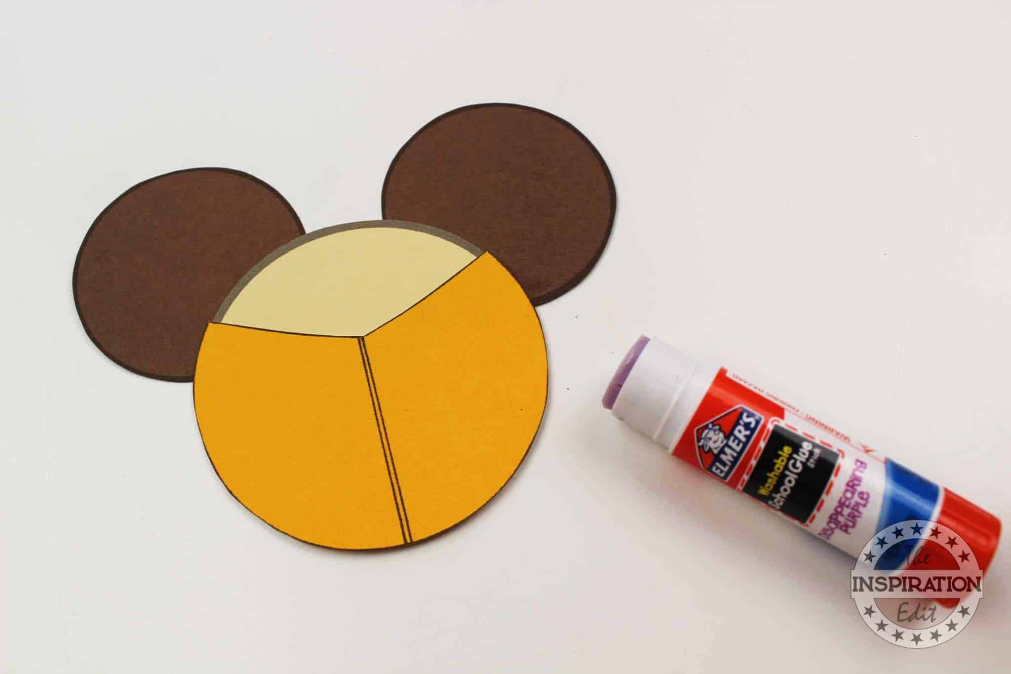 Disney Belle Mickey Ears Template.