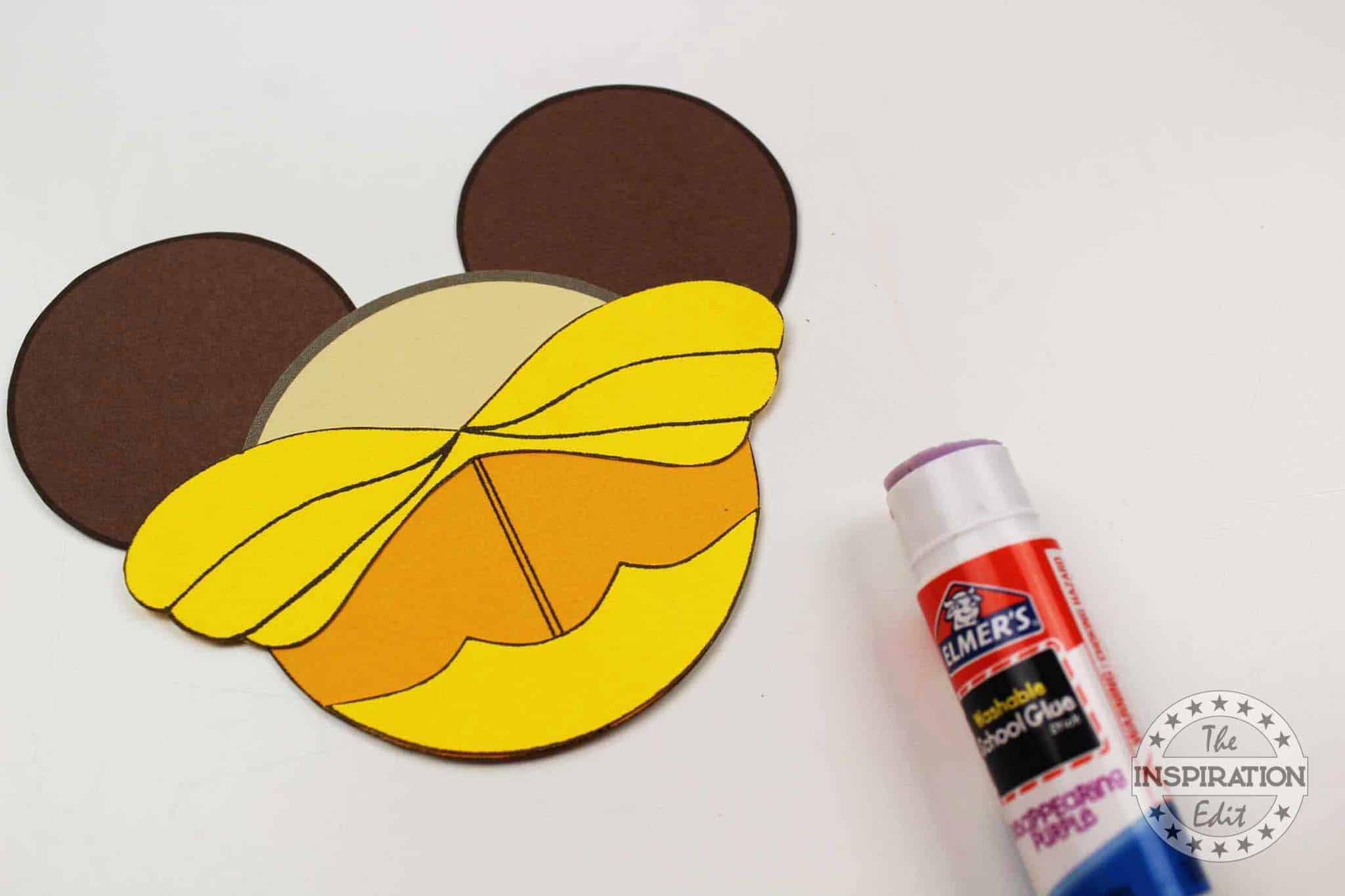 Disney Belle Mickey Ears Template.