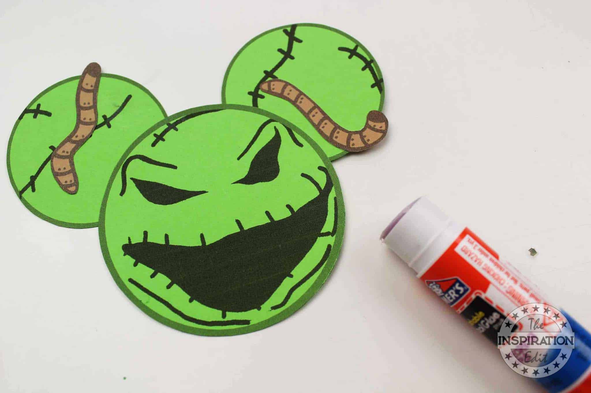 Oogie Boogie Man christmas Craft from Disney the night before Christmas decoration