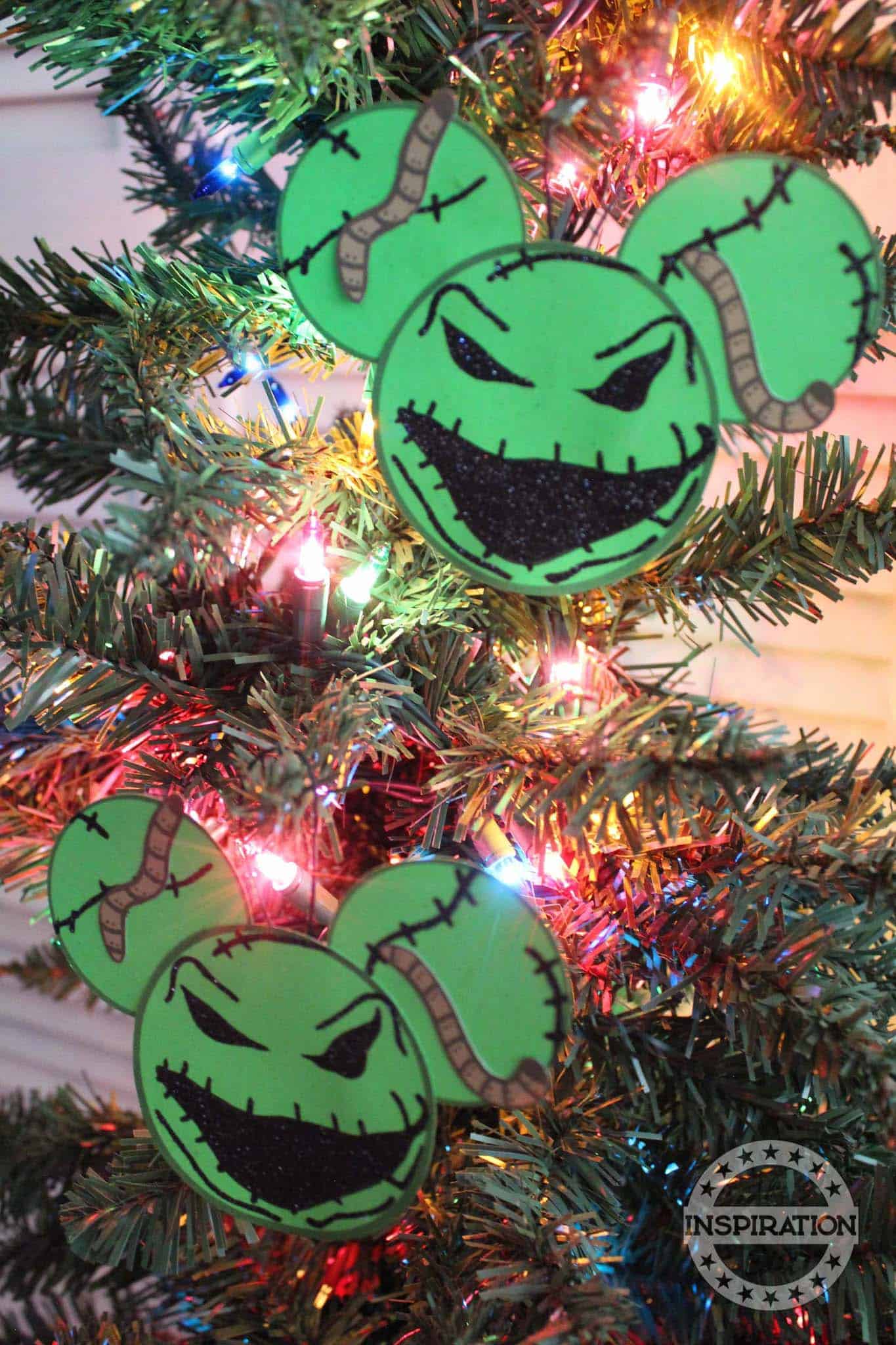 Oogie Boogie Man christmas Craft from Disney the night before Christmas decoration