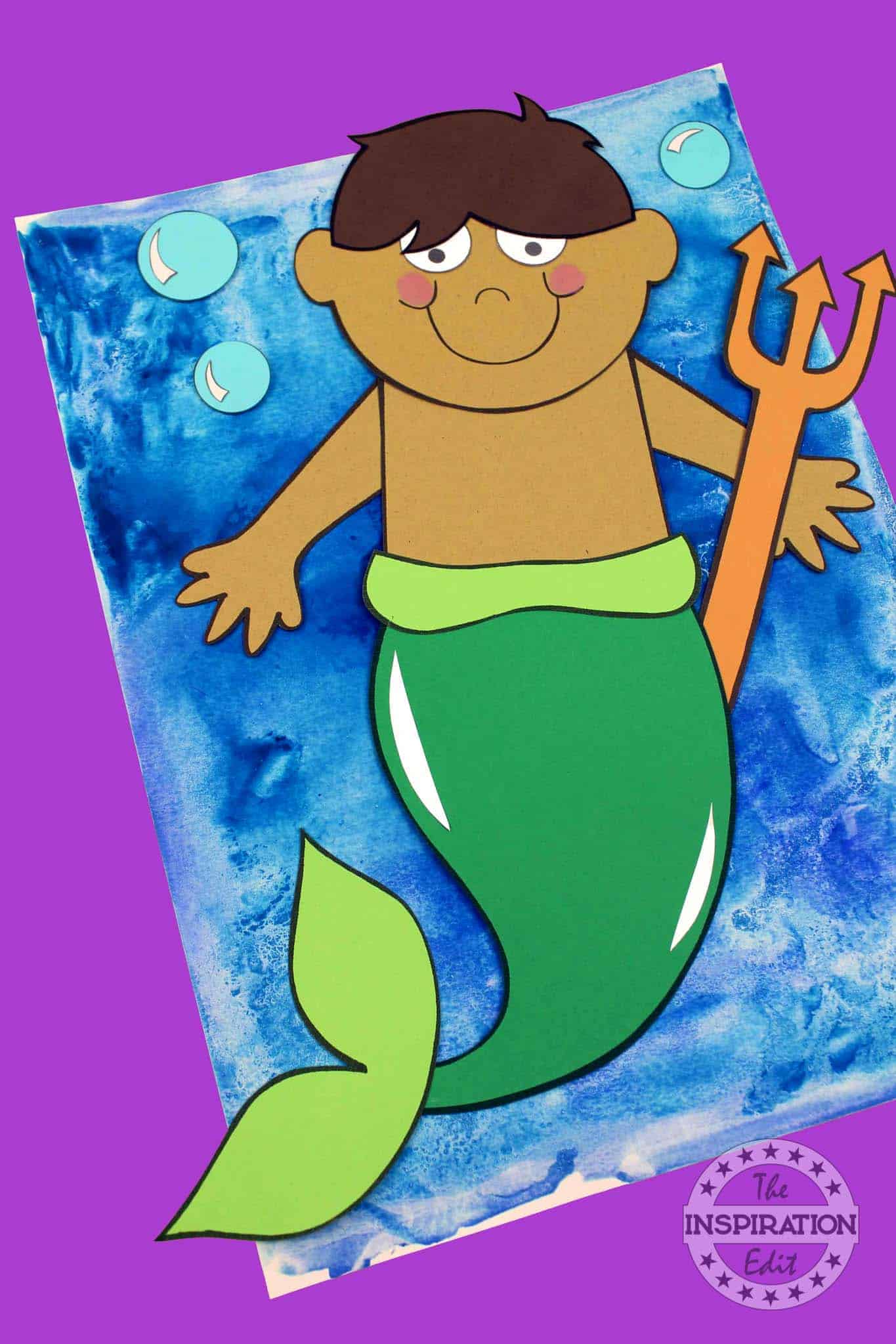 Mermaid Craft for Kids.