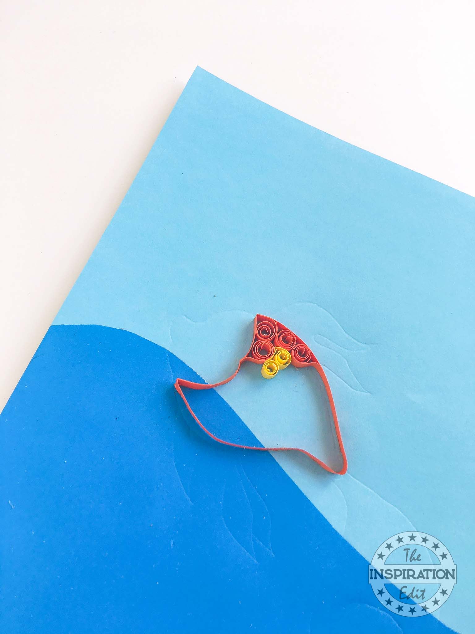 Quilled Goldfish Craft for Kids.