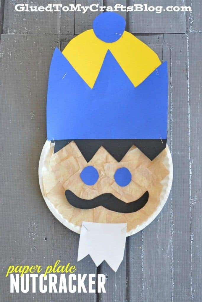 Nutcracker Paper Plate Craft.