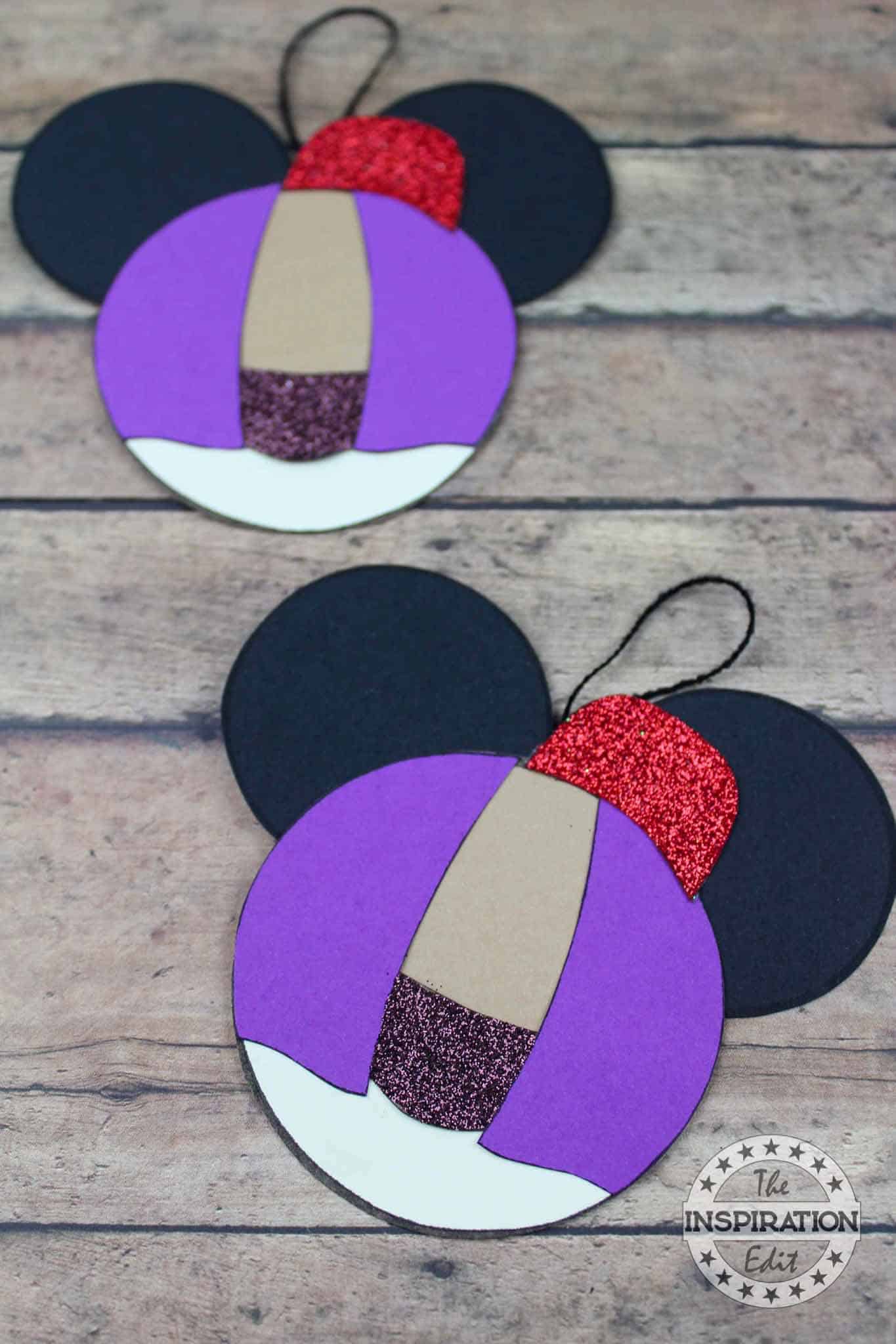 Disney Aladin Craft Ornament with String for Christmas Tree.
