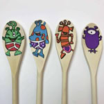 Aliens Love Underpants Story Spoons.