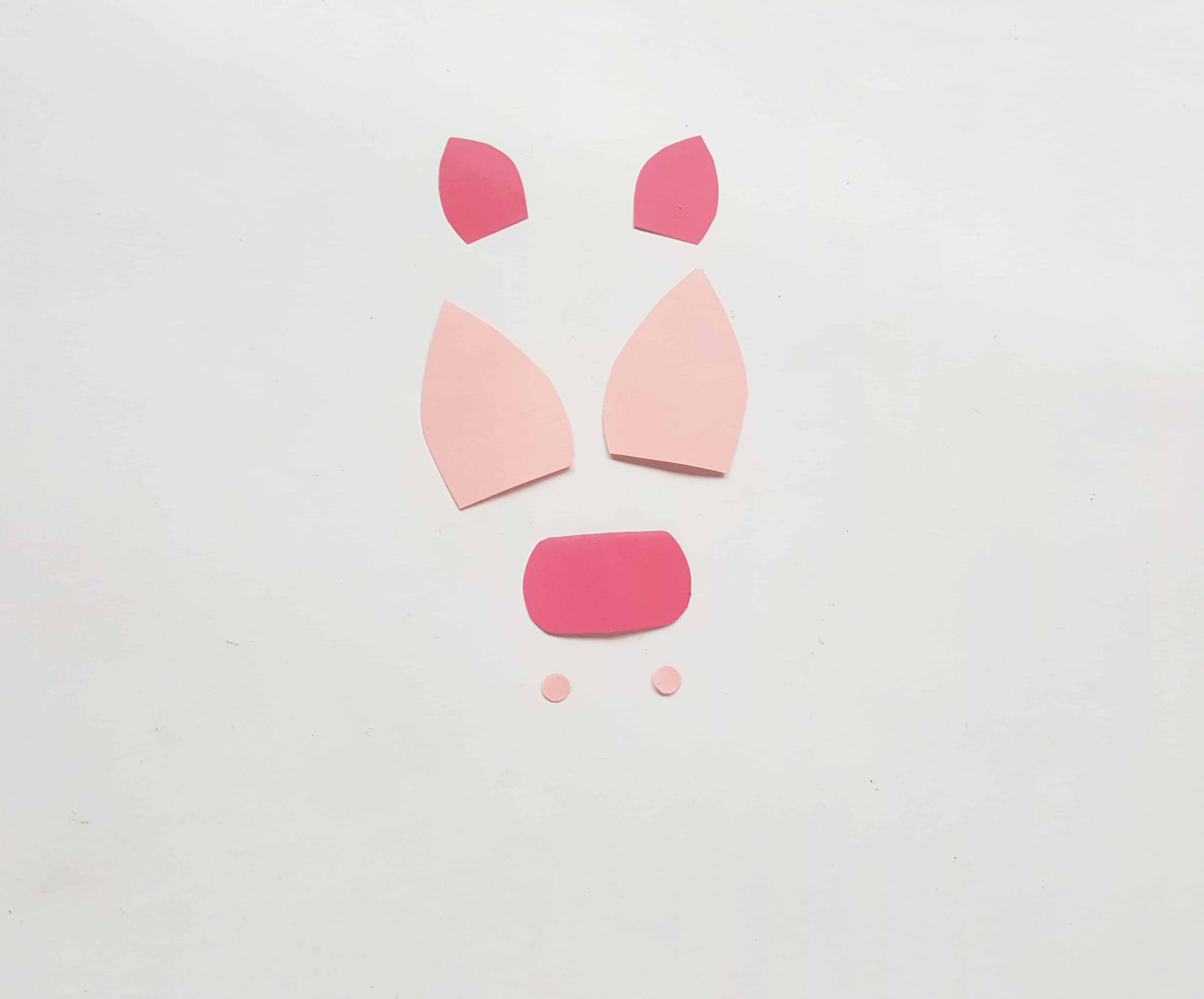 Pig Paper Craft For Preschool Kids.