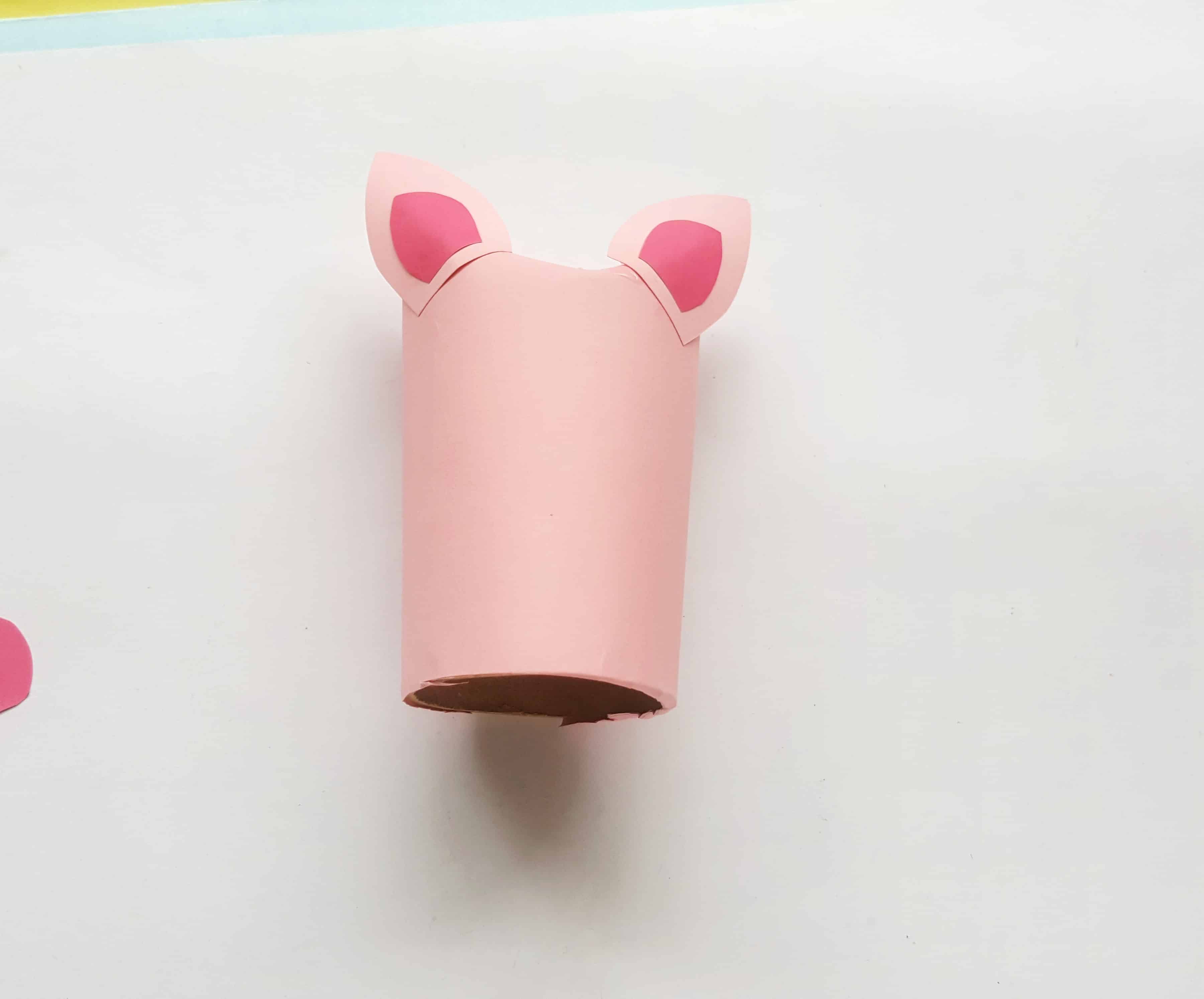 Paper Pig Craft For Preschool Kids.
