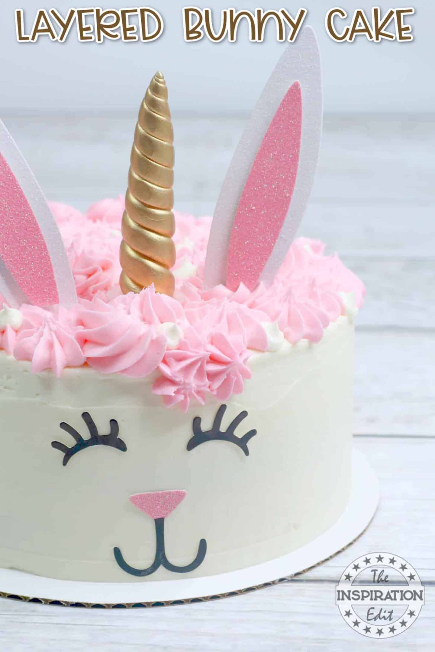 Bunny Unicorn Cake.