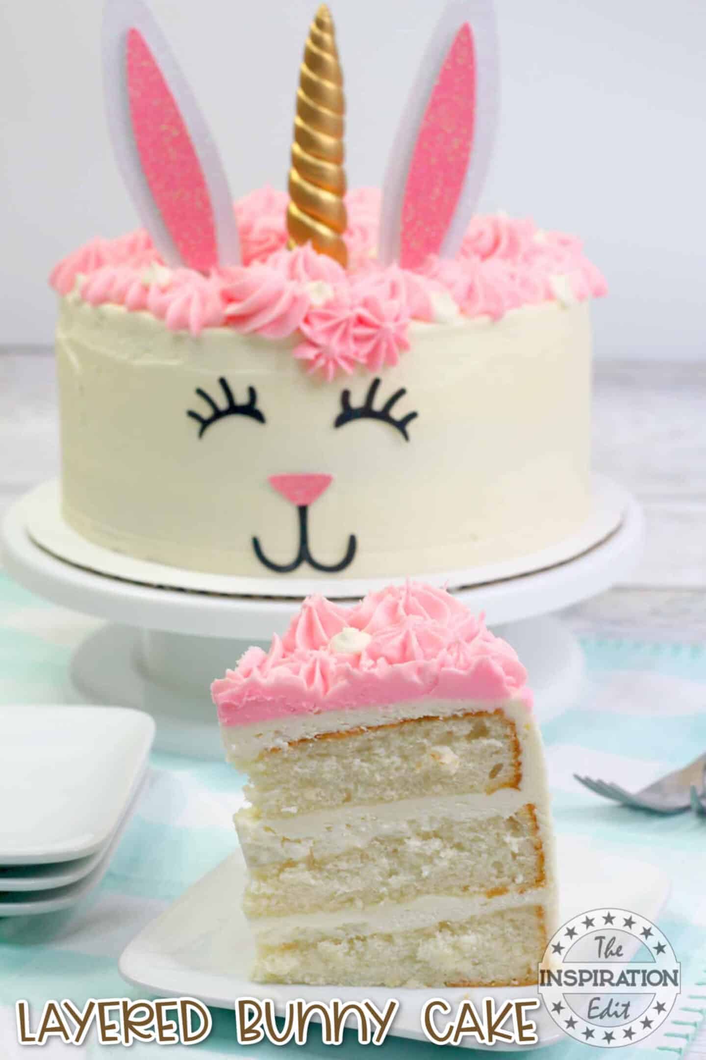 Bunny Unicorn Cake.