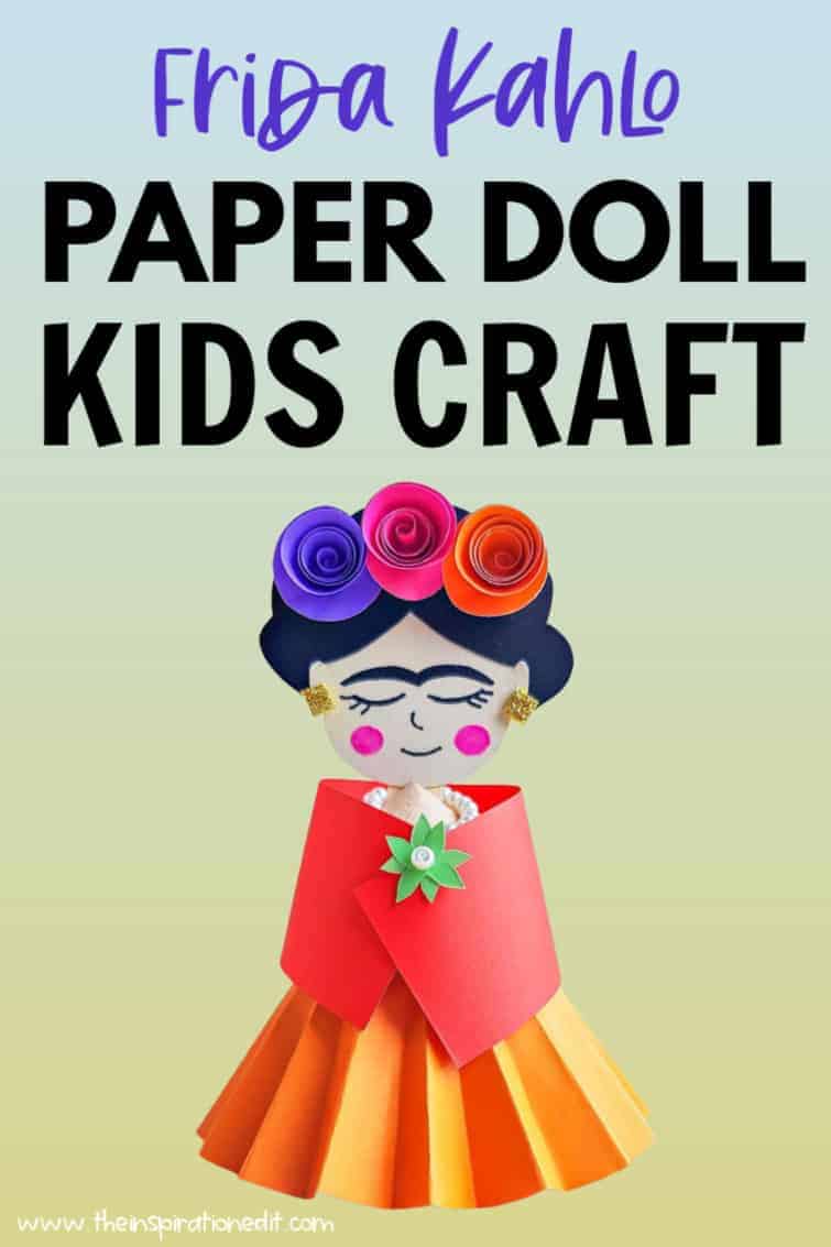 Frida kAhlo paper doll craft