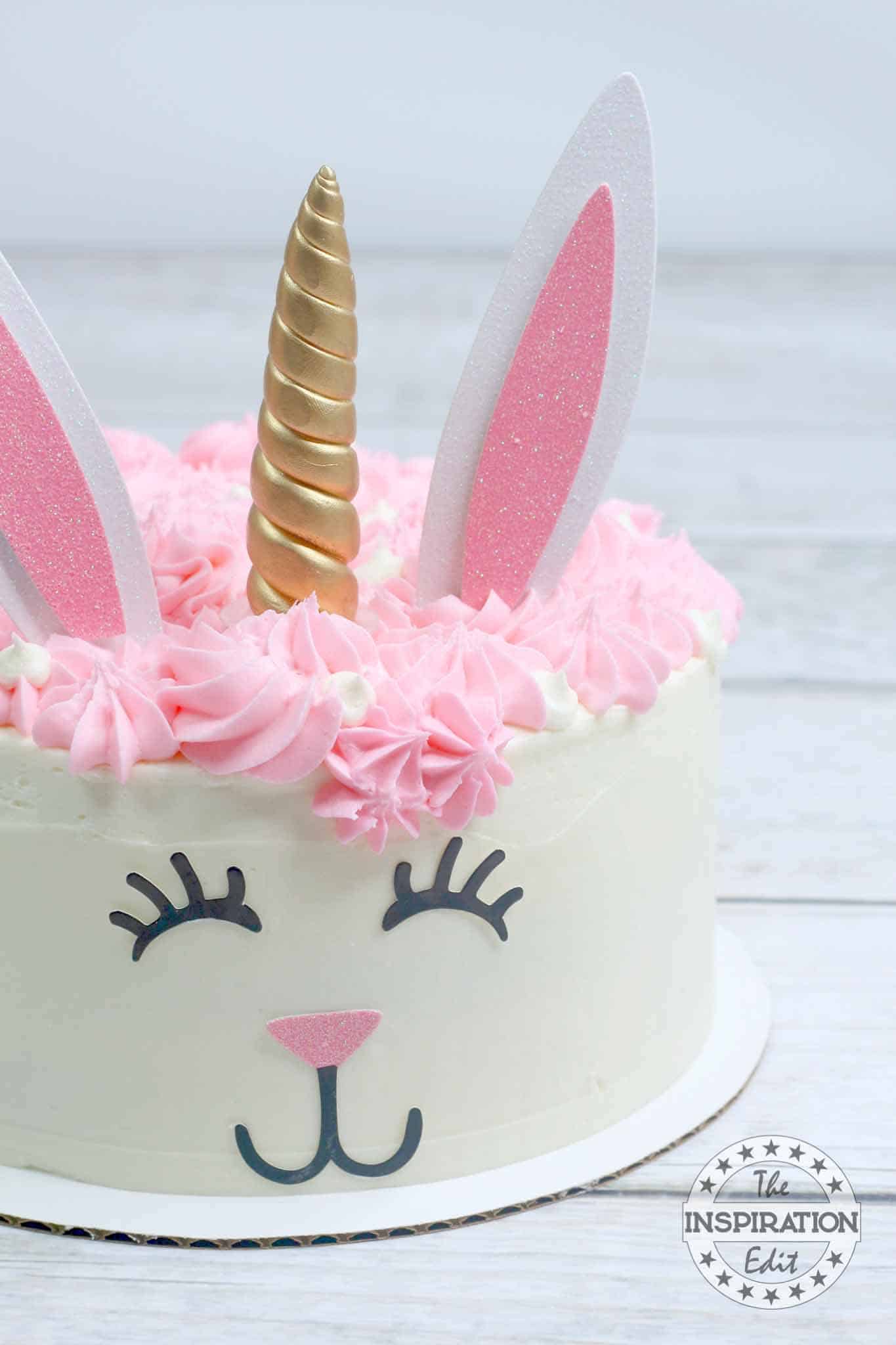 Bunny Unicorn Cake.