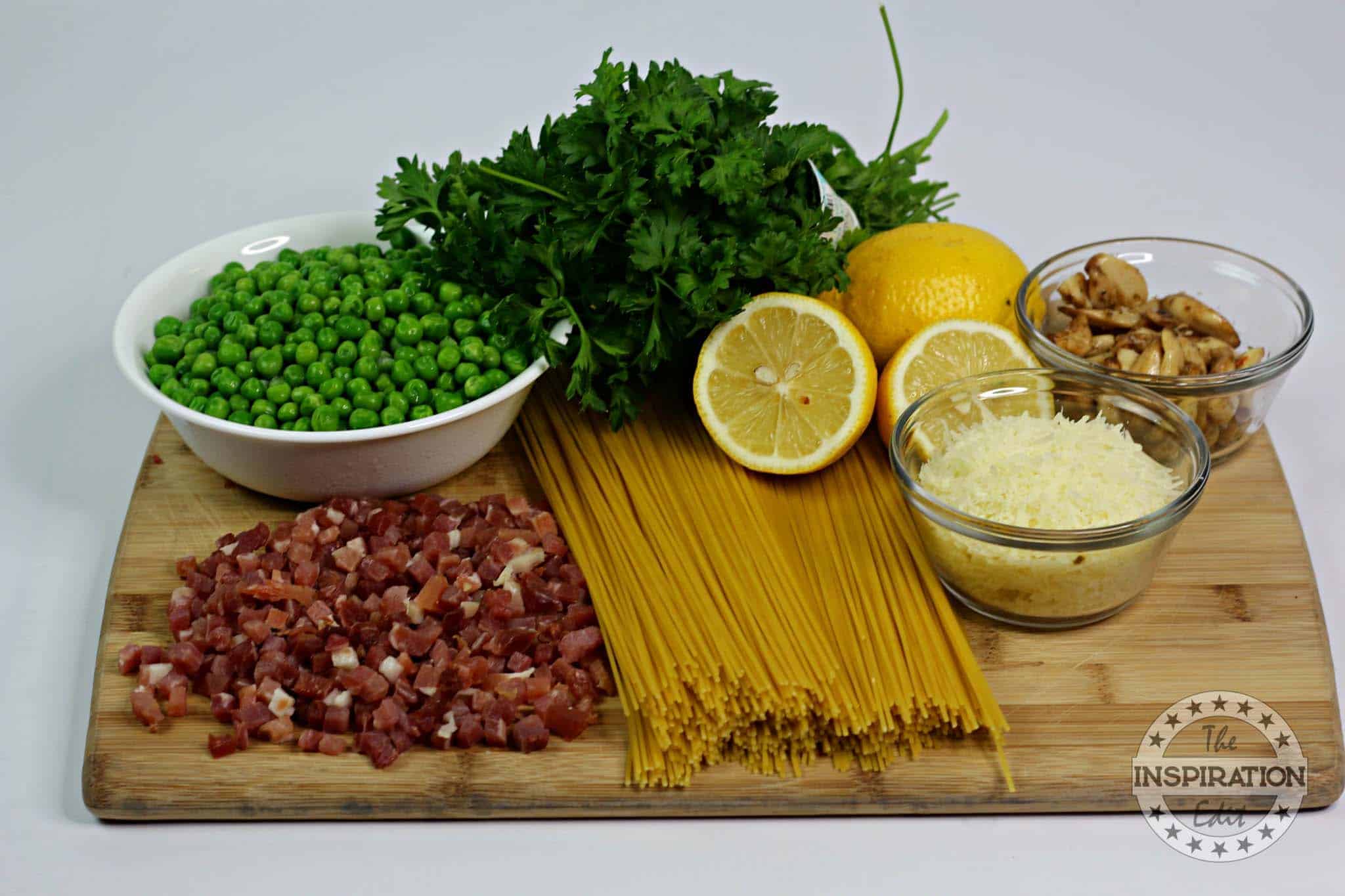 Pancetta Pea Pasta.
