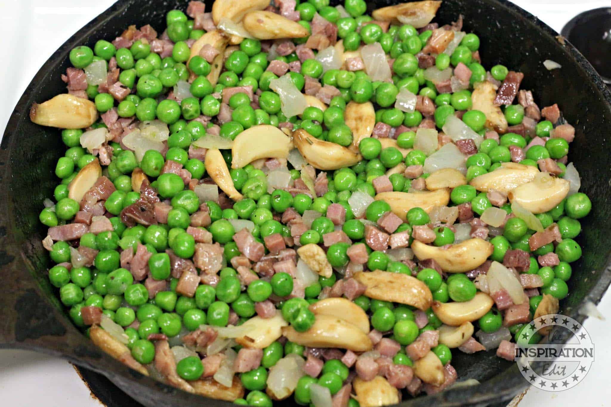 Pancetta Pea Pasta.