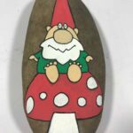 gnome on a rock