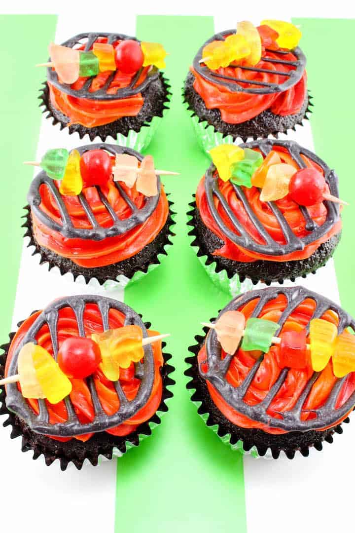 BBQ Grill Cupcakes.