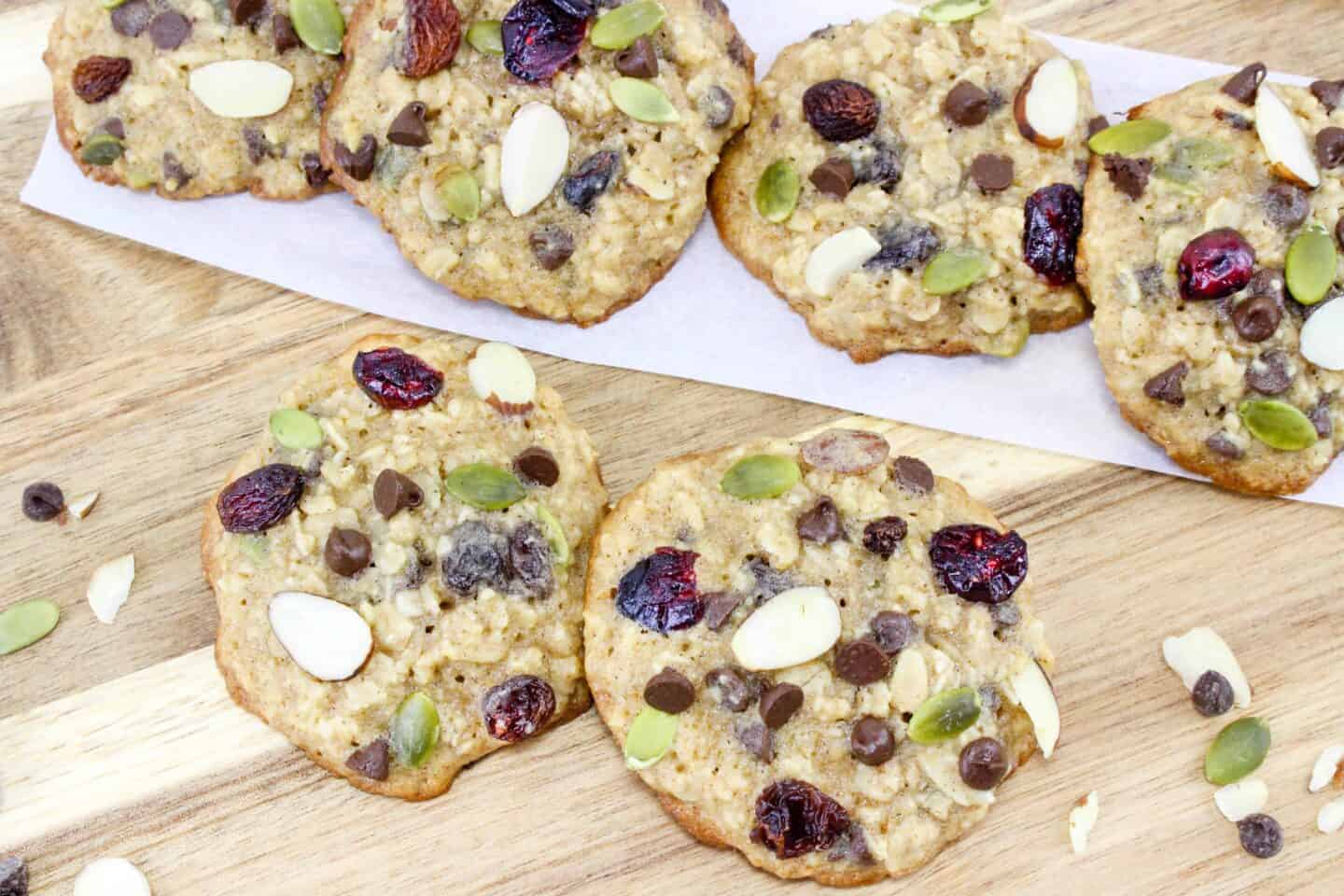 Autumn Trail Mix Cookies.