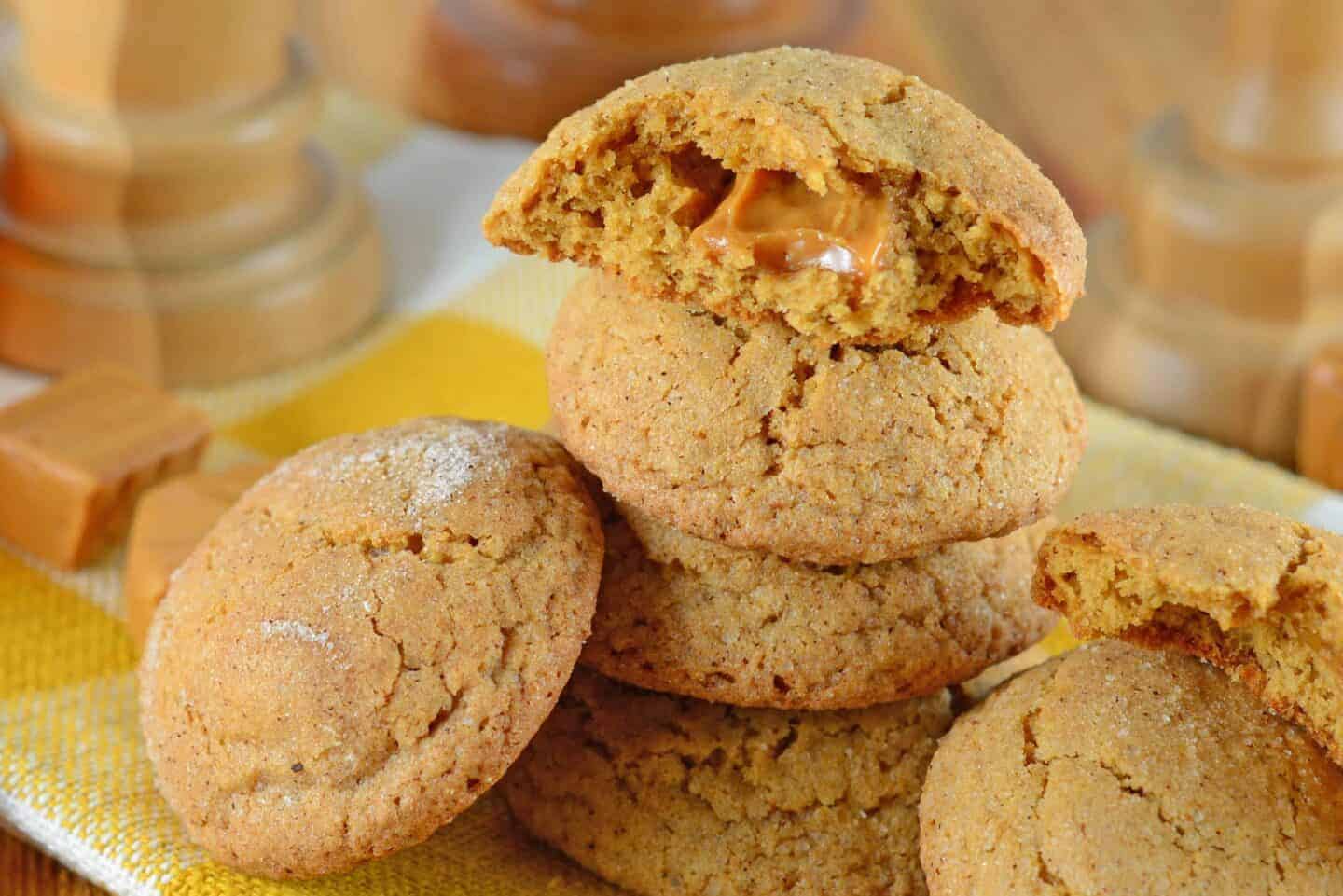 Caramel Apple Cookies.