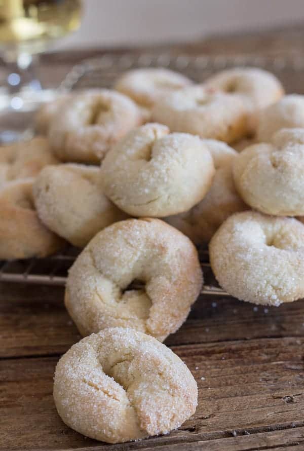 Wine Cookies.