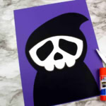 grim reaper halloween craft.