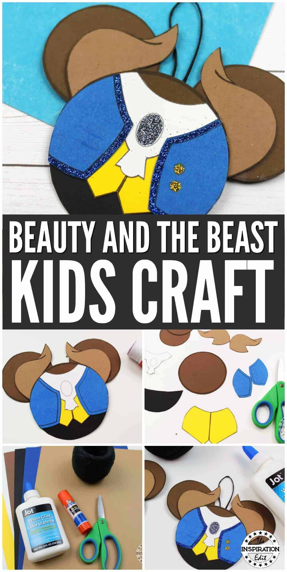 DISNEY BEAST PAPER CRAFT DECORATION