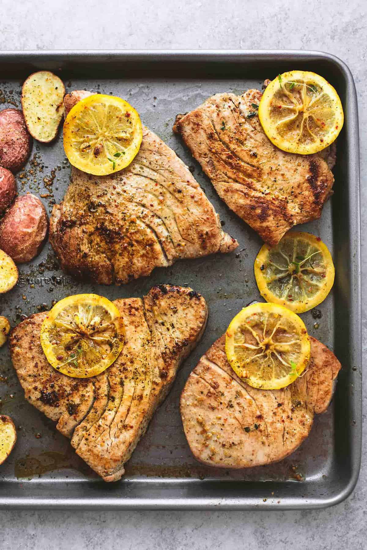 sheet-pan-tuna-steaks