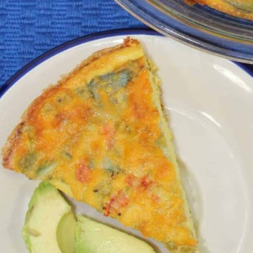 Healthy Mexican Breakfast Casserole.