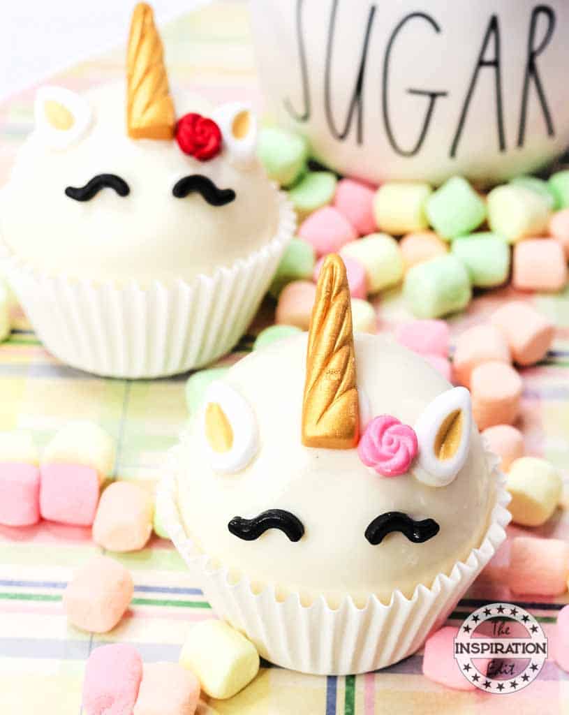 Unicorn Hot Cocoa Bombs Recipe.