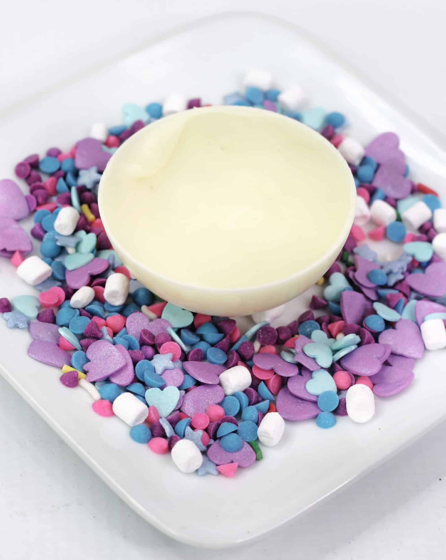 Unicorn Hot Cocoa Bombs Recipe.