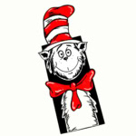Cat in the Hat Puppet Craft.