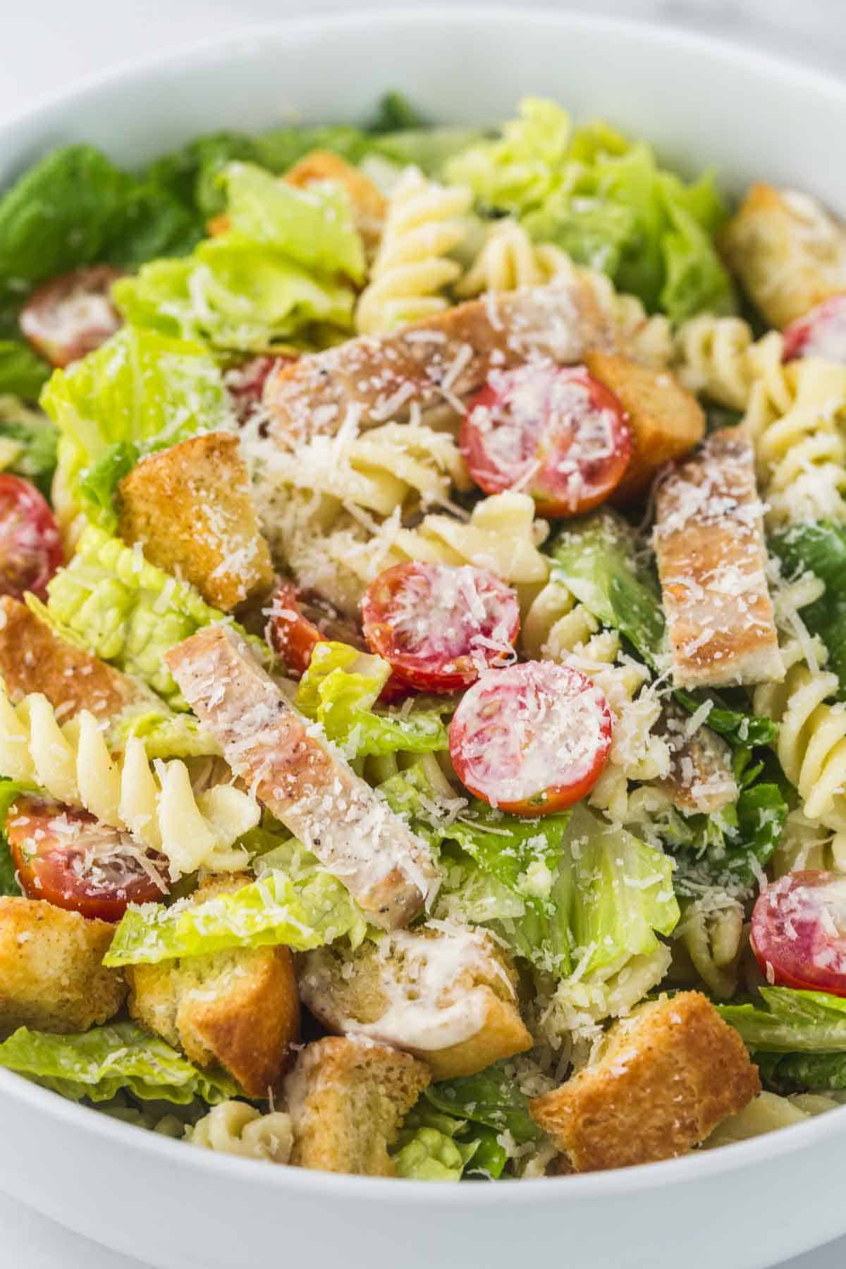 Caesar Pasta Salad Recipe.