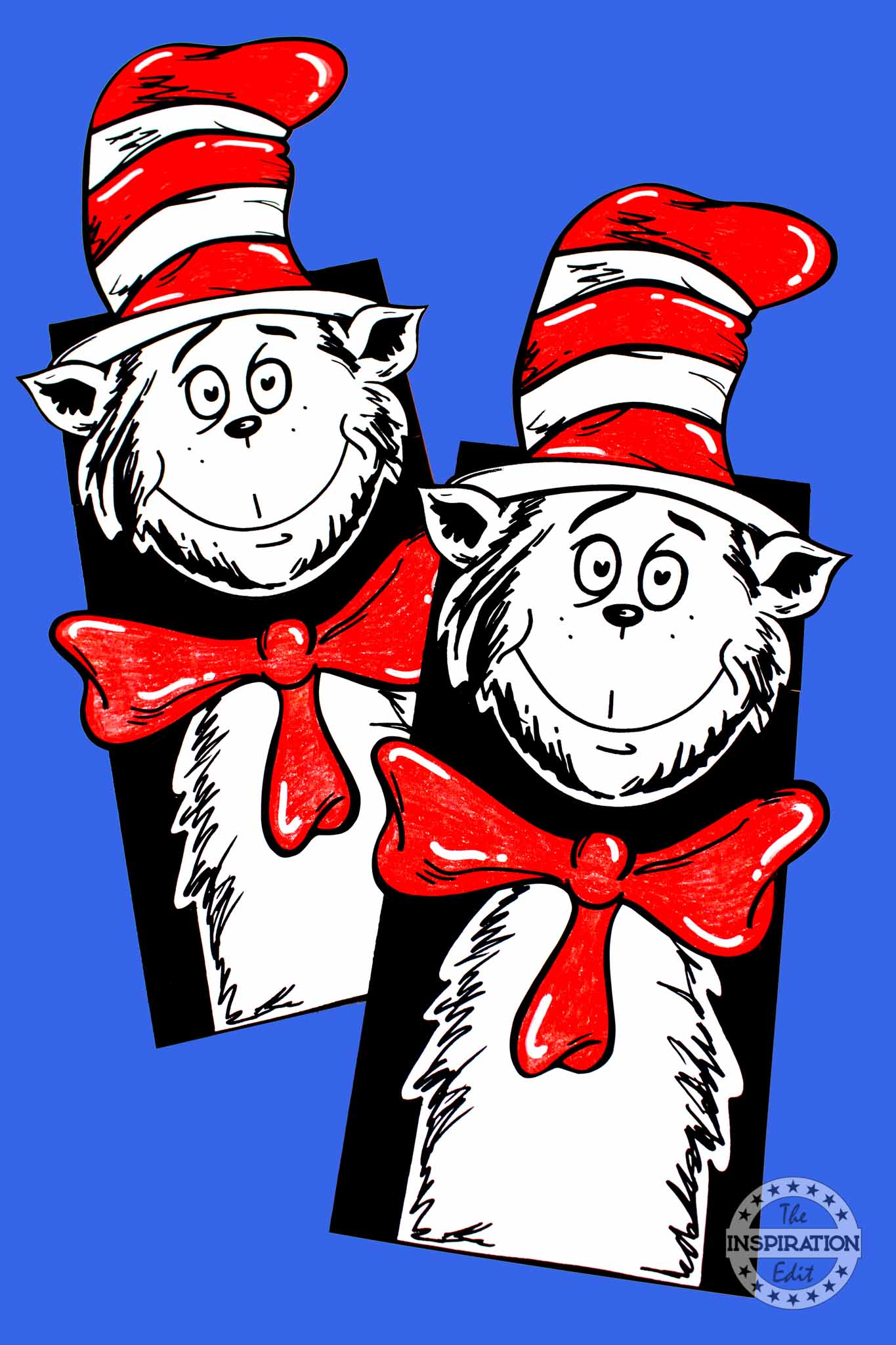 Cat in the Hat Paper Bag Craft.