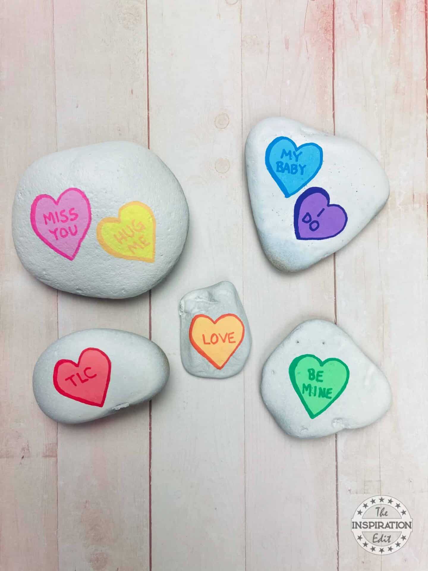 Valentine's Heart Stones.