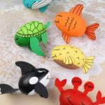 Sea creature crafts.