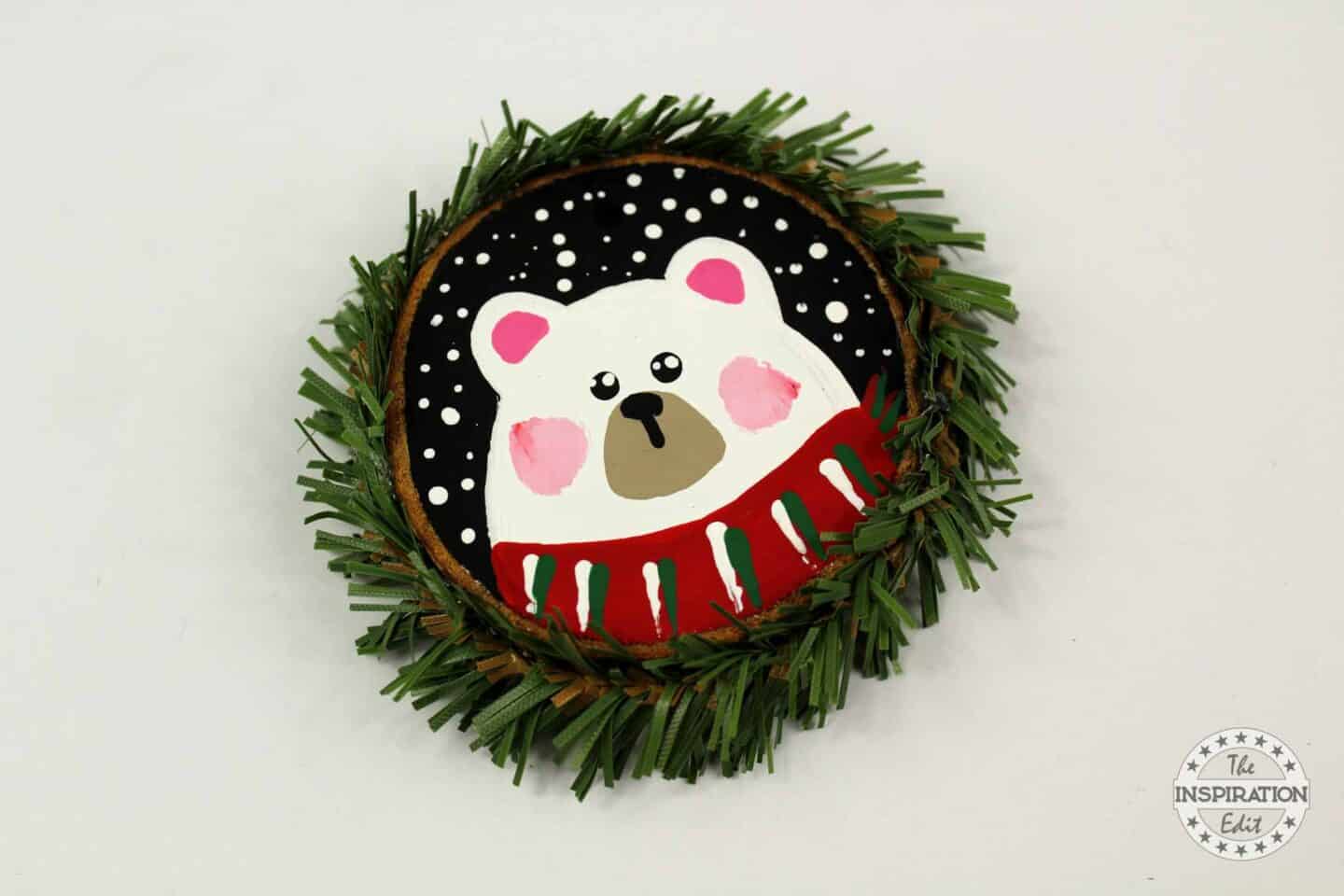 Polar Bear Christmas Decoration.