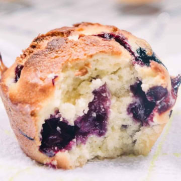 Lemon Blueberry Muffin Recipe.