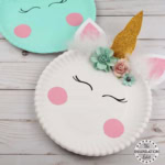 Paper Plate Unicorn Craft.