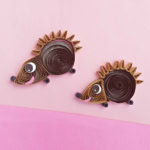 Quilled Hedgehog Craft.