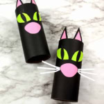 Toilet Roll Black Cat Craft.